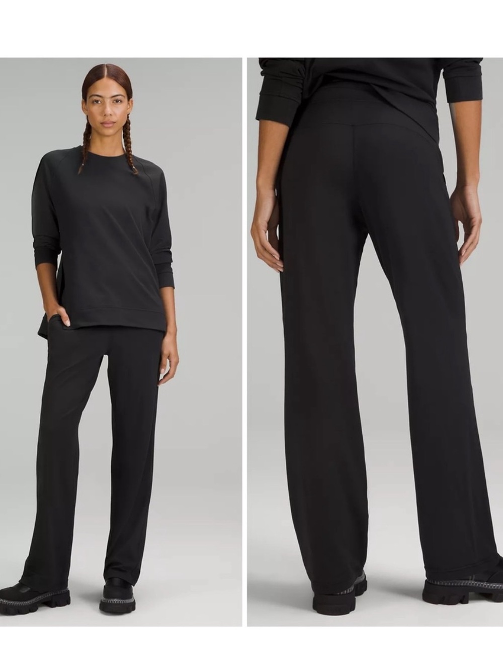 Lululemon Ready to Rulu Straight-Leg High-Rise Pant in Black